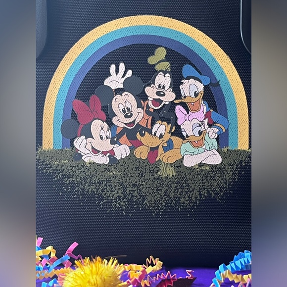 π DISNEY X COACH MICKEY MOUSE AND THE GANG CANVAS TOTE 30 π NWT π - Picture 5 of 16